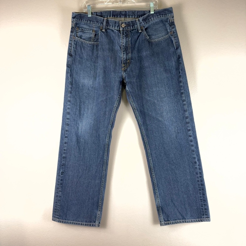 Levis 559 Relaxed Straight Leg Mens Blue Denim Jeans 38x30 Medium J262-071926